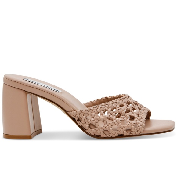 Steve Madden Women's Mania Woven Block-Heel Sandals Size 8 - Picture 2 of 9